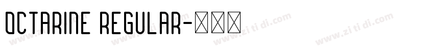 Octarine Regular字体转换